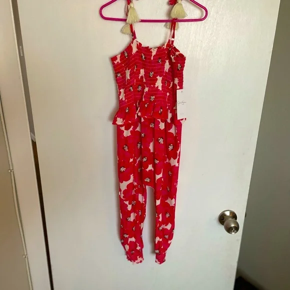 Jessica Simpson Floral Toddler Jumpsuit Suit - Size 3T - Picture 3 of 10